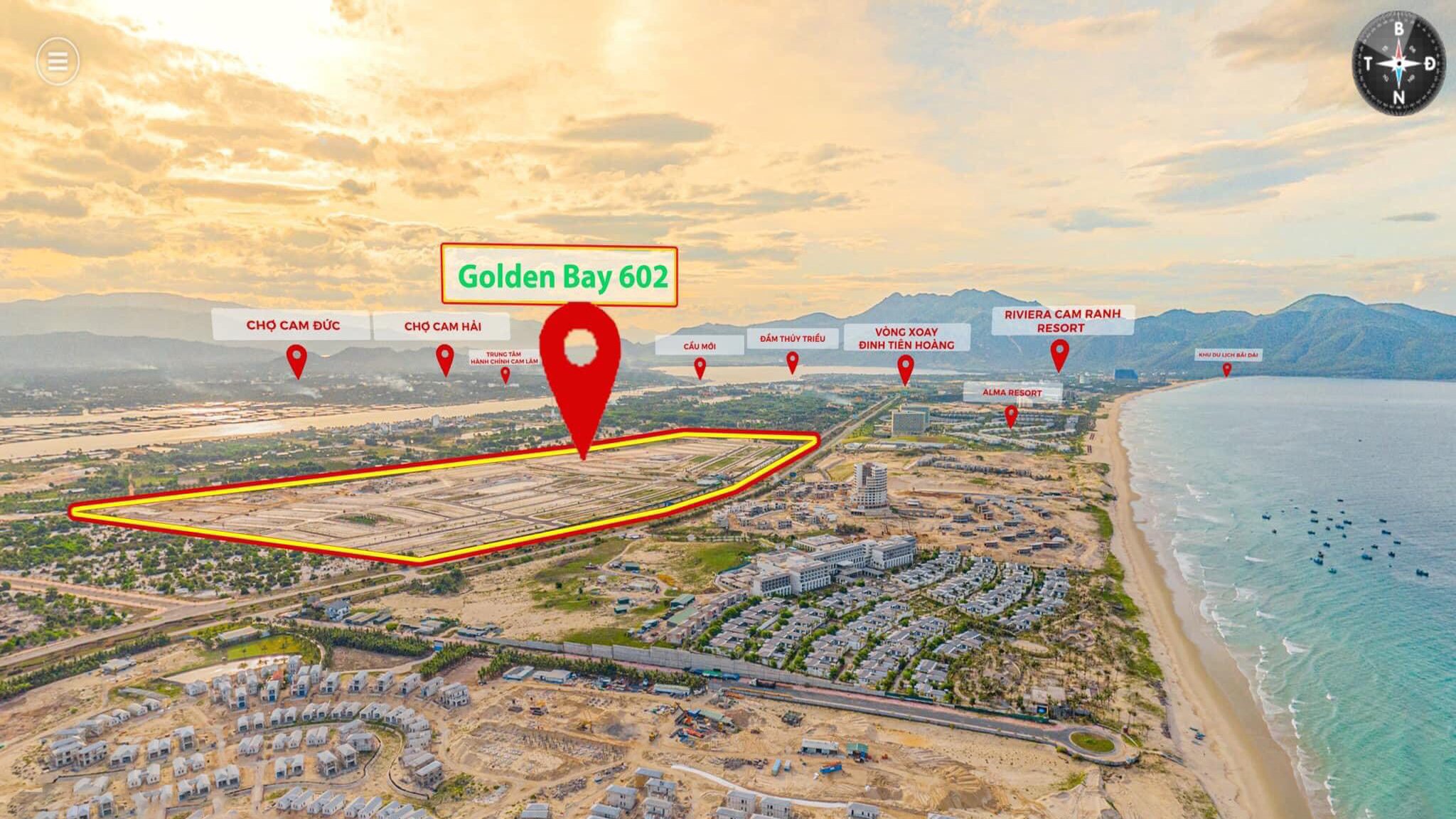 Vị trí Đất nền Golden Bay Cam Ranh 602